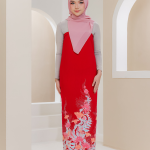 KAIN PASANG MARSYA DUBAI CREPE RED-+4MTR