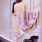 KAIN PASANG BATIK SWISS SATIN SOFT BROWN -+4MTR