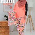 KAIN PASANG TWILLY VELVET BATIK HANI PEACH PINK -+3.5MTR