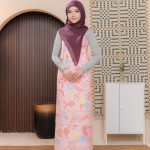 ZG4910 - BATIK SARUNG NOOR ARFA VELVET CORAL PINK ±2M