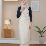 ZG2950 - BATIK SARUNG NOOR ARFA VELVET CLOULE PINK ±2M