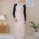 ZG2970 - BATIK SARUNG NOOR ARFA VELVET ROSE DUST ±2M
