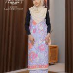 ZG3130 - BATIK SARUNG NOOR ARFA VELVET LAVENDER FROST ±2M