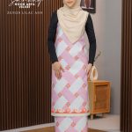 ZG3120 - BATIK SARUNG NOOR ARFA VELVET LILAC ASH ±2M