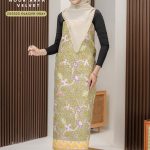 ZG3320 - BATIK SARUNG NOOR ARFA VELVET GLACIER GRAY ±2M