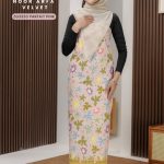 ZG3330 - BATIK SARUNG NOOR ARFA VELVET PARFAIT PINK ±2M