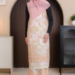 ZG3750 - BATIK SARUNG NOOR ARFA VELVET ALMOST AQUA
